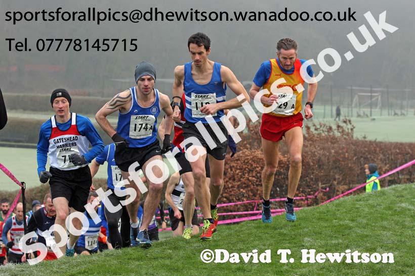 Veterans race, Durham Cathedral Cross Country Relays. Photo: David T. Hewitson/Sports for All Pics